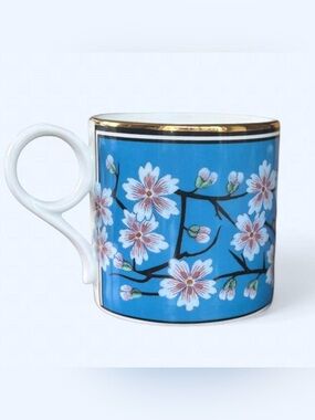 Wedgwood Blue Blossom Bone China Mug - Gently Used